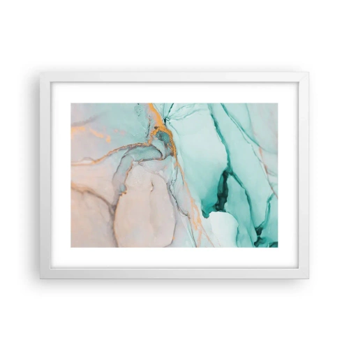 Poszter fekete keretben - Formák és színek tánca - 40x30 cm