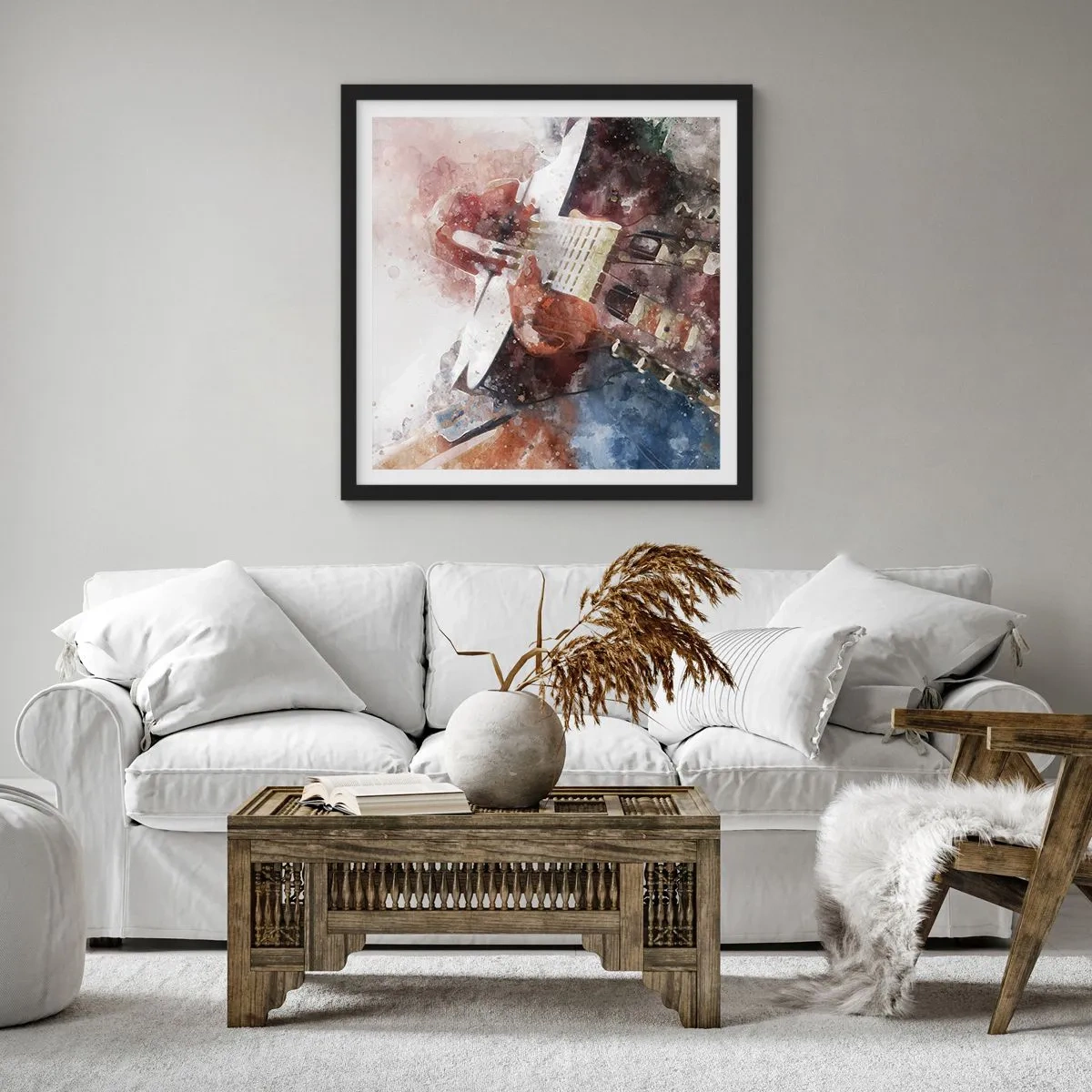 Poszter fehér keretben - És mit gondolsz róla? - 50x50 cm