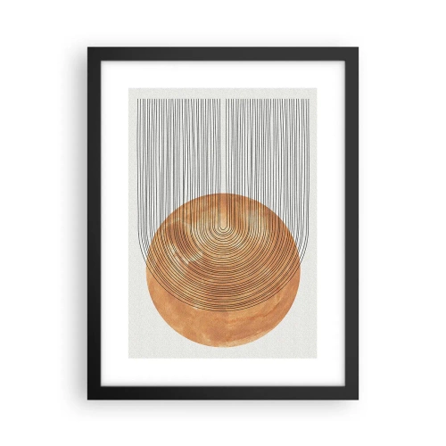 Poszter fehér keretben - Egy napsütéses kompozíció - 30x40 cm