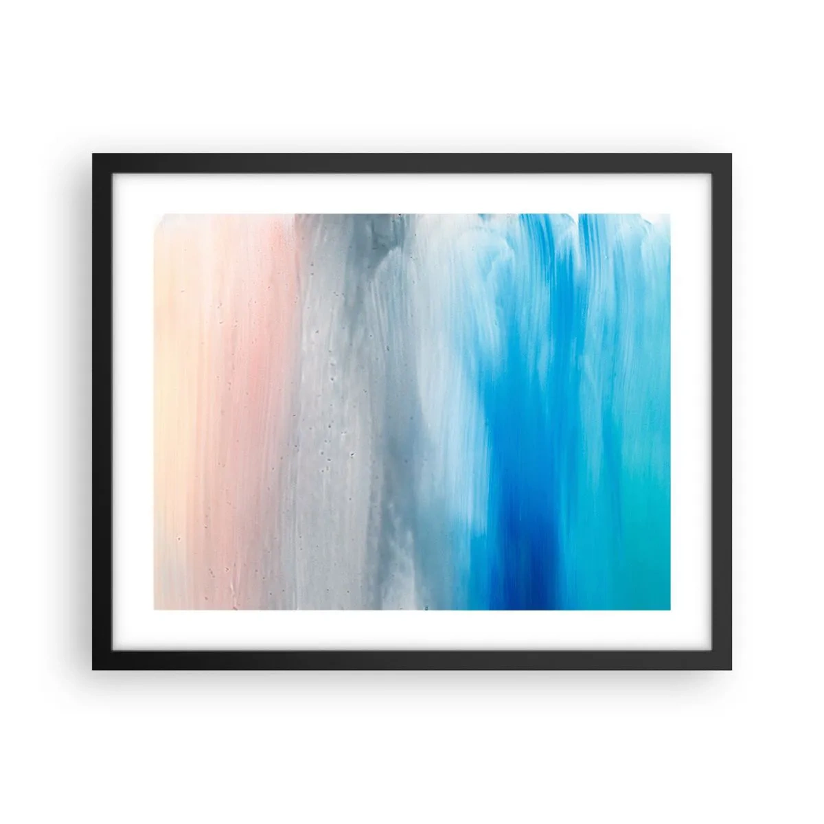 Poszter fehér keretben - Elemek: levegő - 50x40 cm