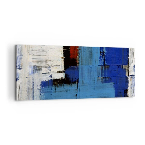 Vászonkép - A kék titka - 100x40 cm