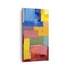 Vászonkép - Mindegyik más, mindegyik színes - 65x120 cm