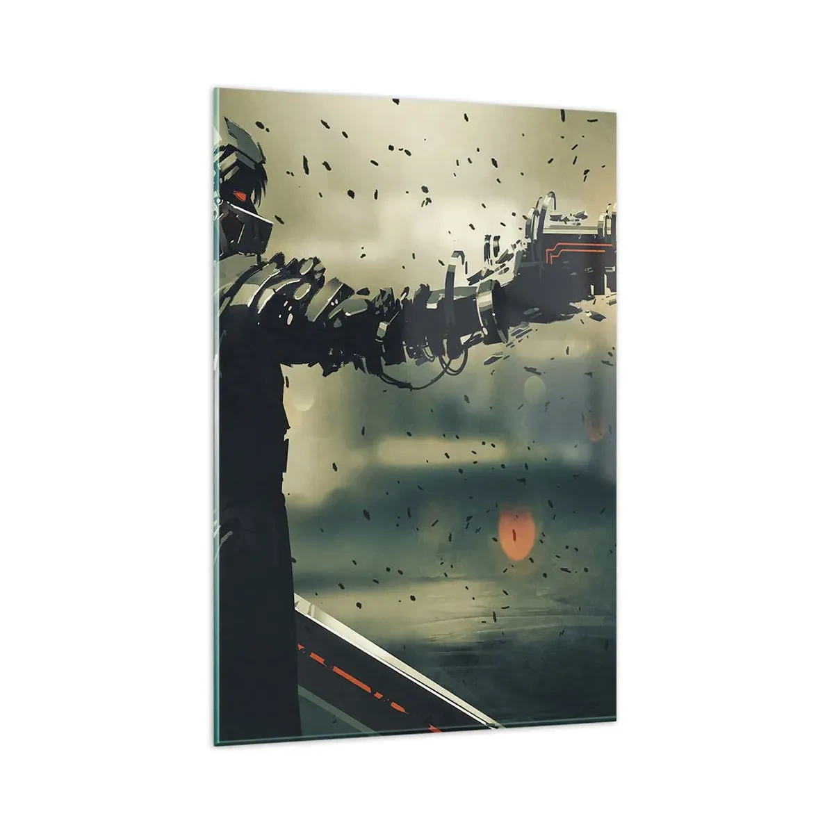 Üveg kép - Halálos fegyver – A saját Terminátor - 80x120 cm