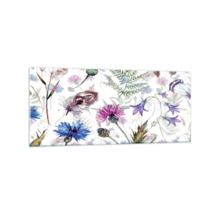 Üveg kép - Lengyel herbárium - 120x50 cm