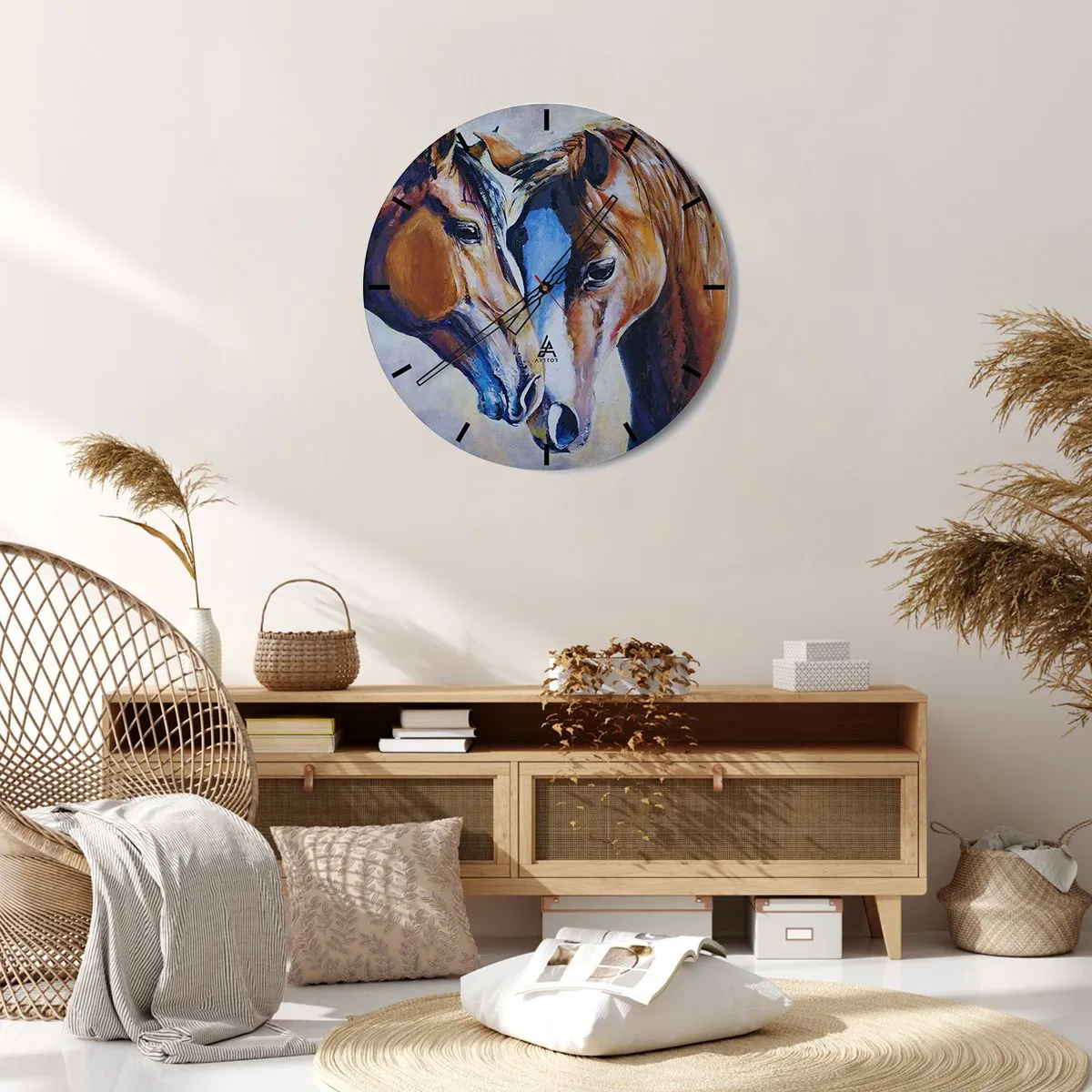 Falióra, Óra - Ez barátság? Vagy szerelem - 40x40 cm