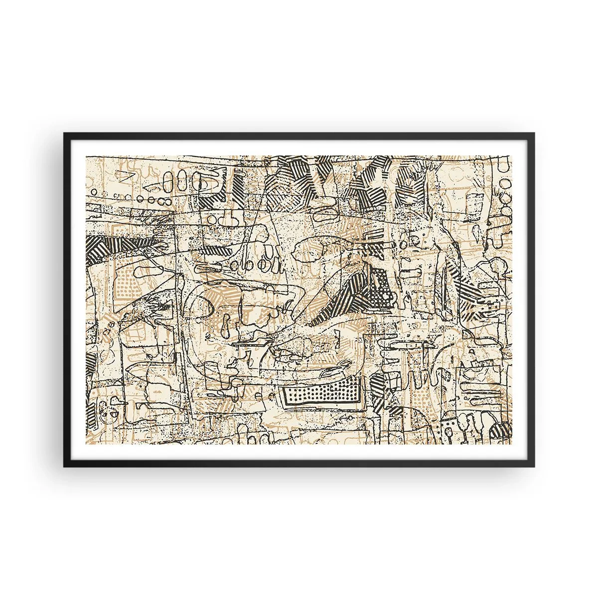 Poszter fehér keretben - Dekódolásra vár - 100x70 cm