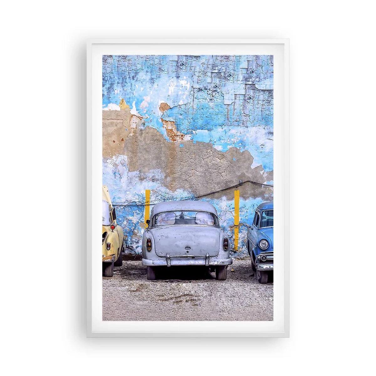 Poszter fekete keretben - Veteránok találkozása - 61x91 cm