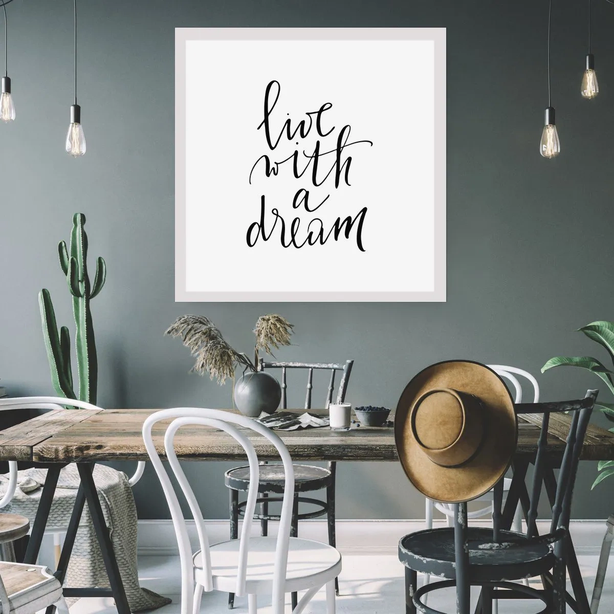 Poszter - Természetesen - 40x40 cm