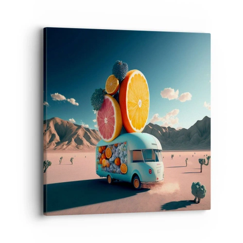 Vászonkép - A nyaralás íze - 40x40 cm