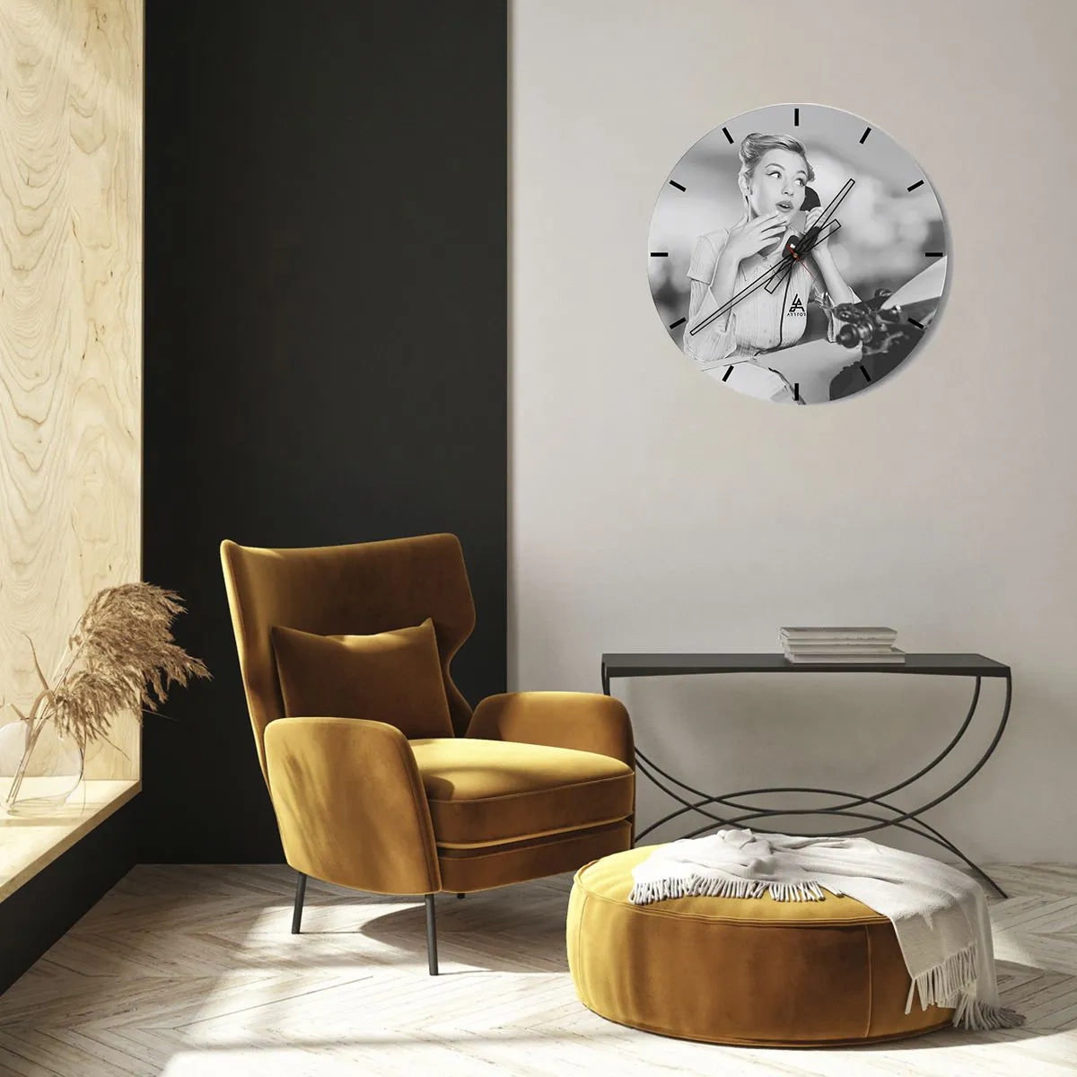 Falióra, Óra - Hello, itt az 50-es évek. - 30x30 cm