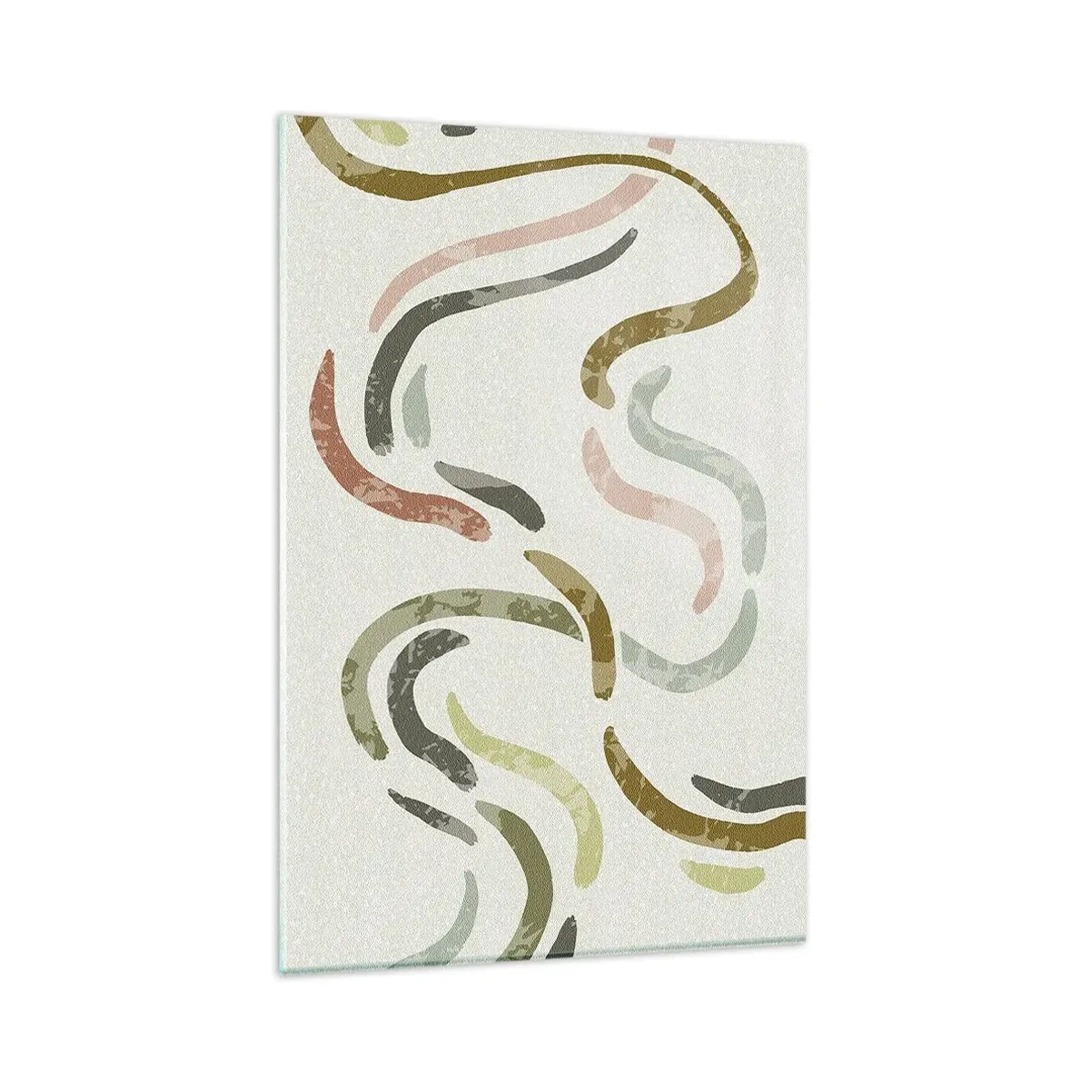 Üveg kép - Az absztrakció vidám tánca - 80x120 cm