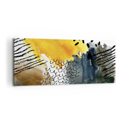 Vászonkép - Az elemek találkozása - 100x40 cm