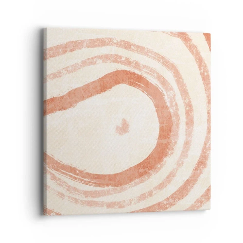 Vászonkép - Korallkörök - kompozíció - 40x40 cm