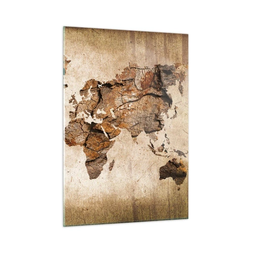 Üveg kép - A világ felfedezése - 50x70 cm