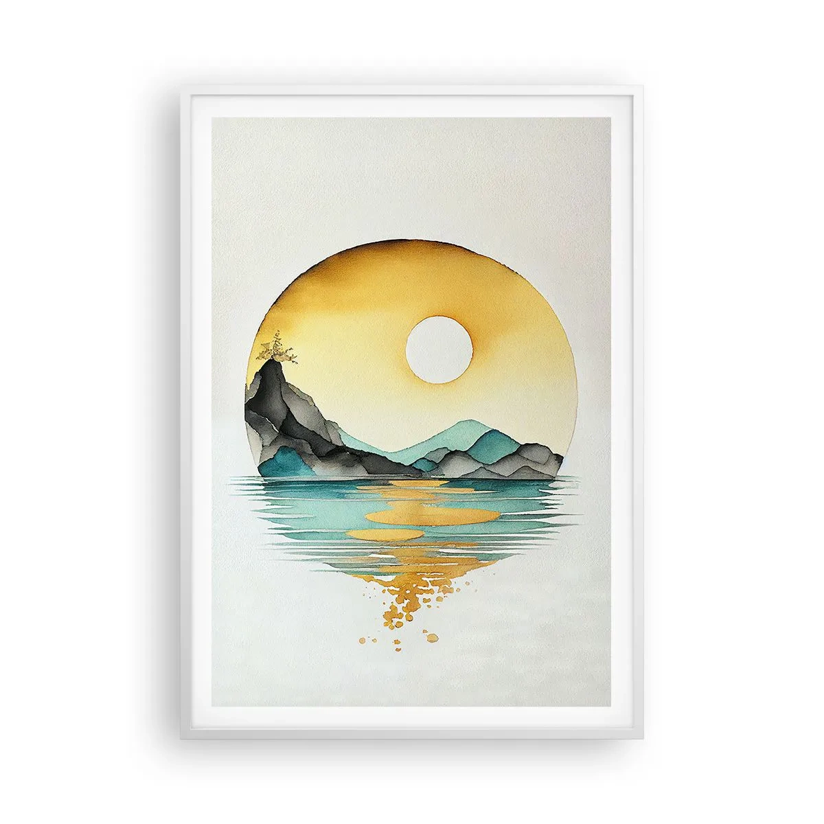 Poszter fekete keretben - A szépség körforgásában - 70x100 cm