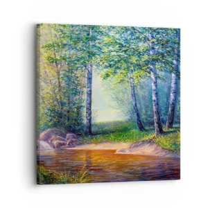 Vászonkép - Idilli táj - 30x30 cm