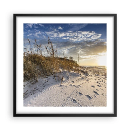 Poszter fehér keretben - Meghívás egy sétára - 50x50 cm