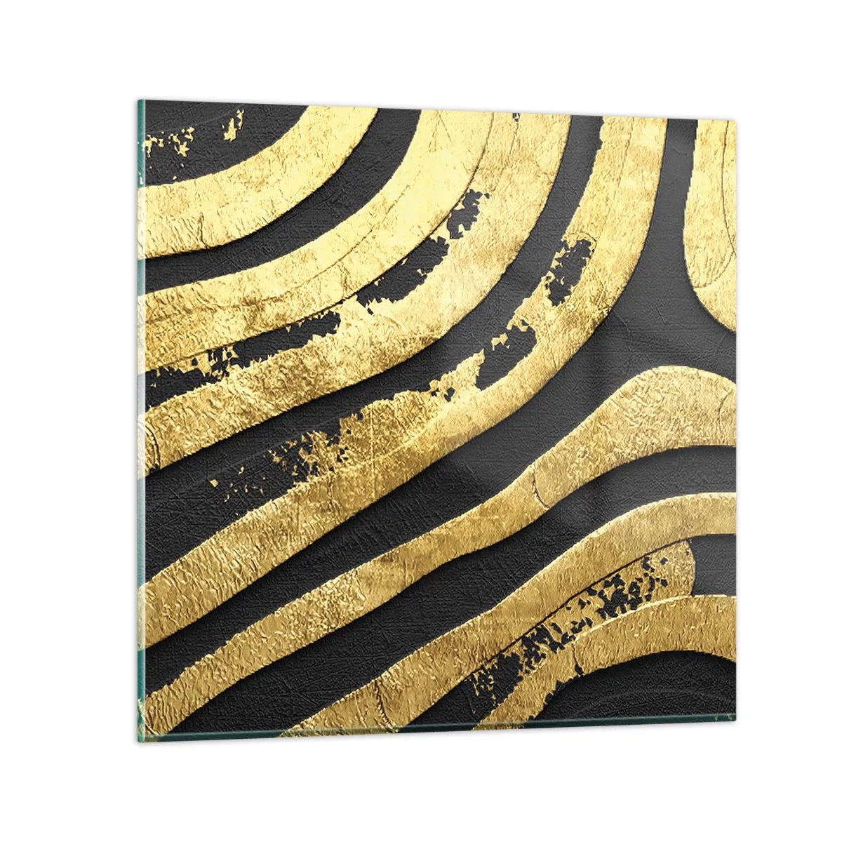 Üveg kép - Minden folyik - 30x30 cm