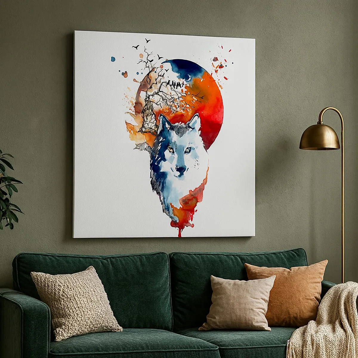 Vászonkép - Szembe az éjszakával - 30x30 cm