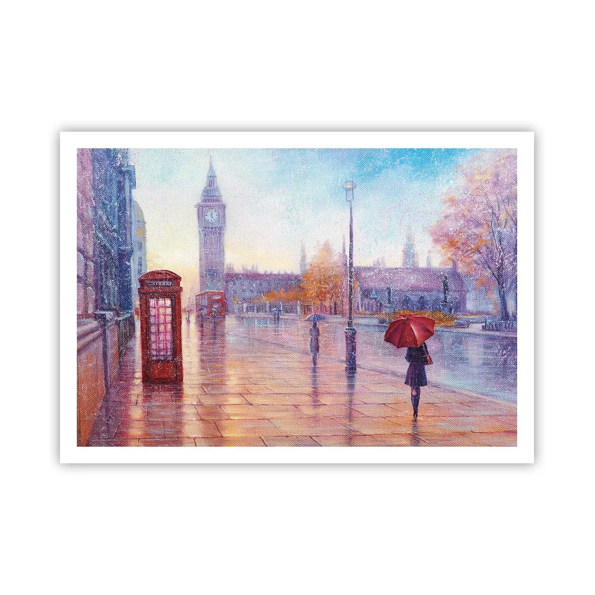 Poszter - Őszi nap Londonban - 100x70 cm