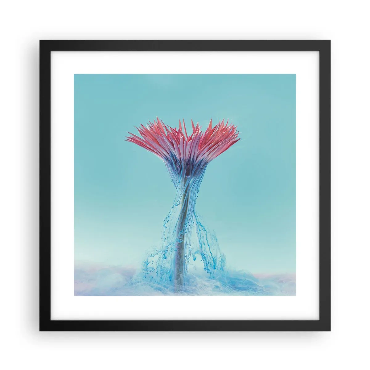 Poszter fehér keretben - Élénkítő ölelésben - 40x40 cm