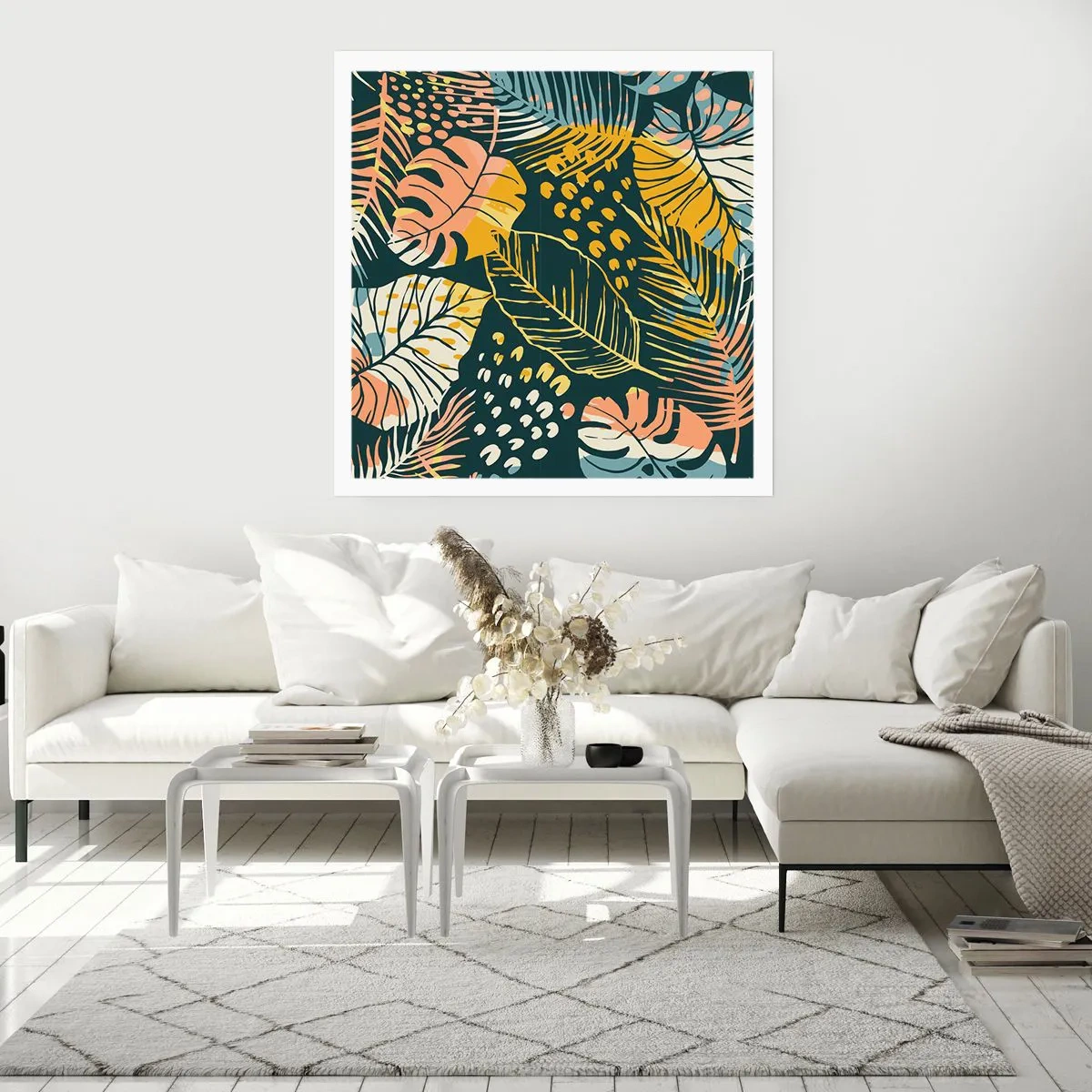 Poszter - Leveles fantázia - 30x30 cm