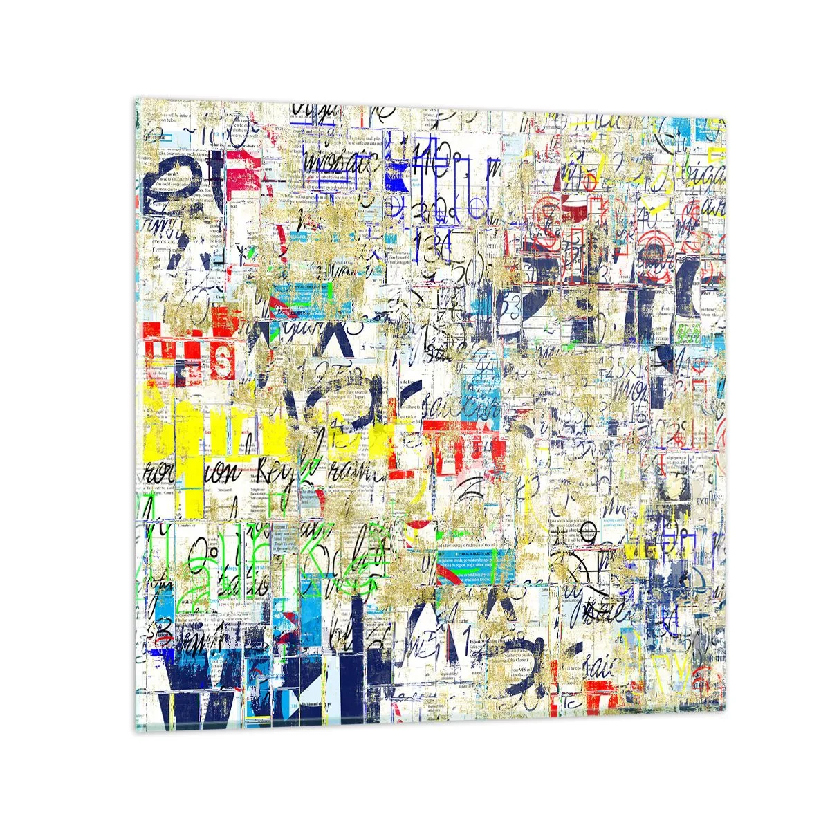 Üveg kép - Egyszerűen tetszik a szemnek - 40x40 cm