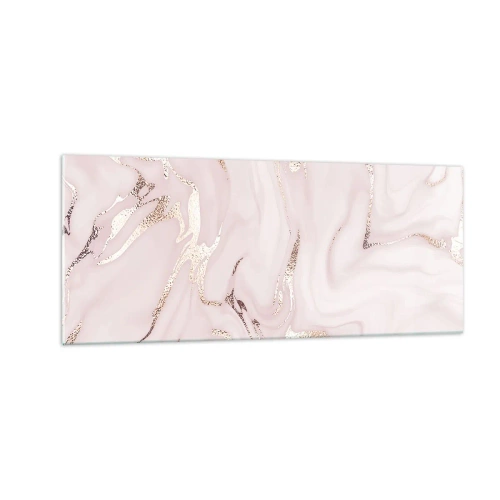 Üveg kép - Rózsaszín tébolyban - 100x40 cm