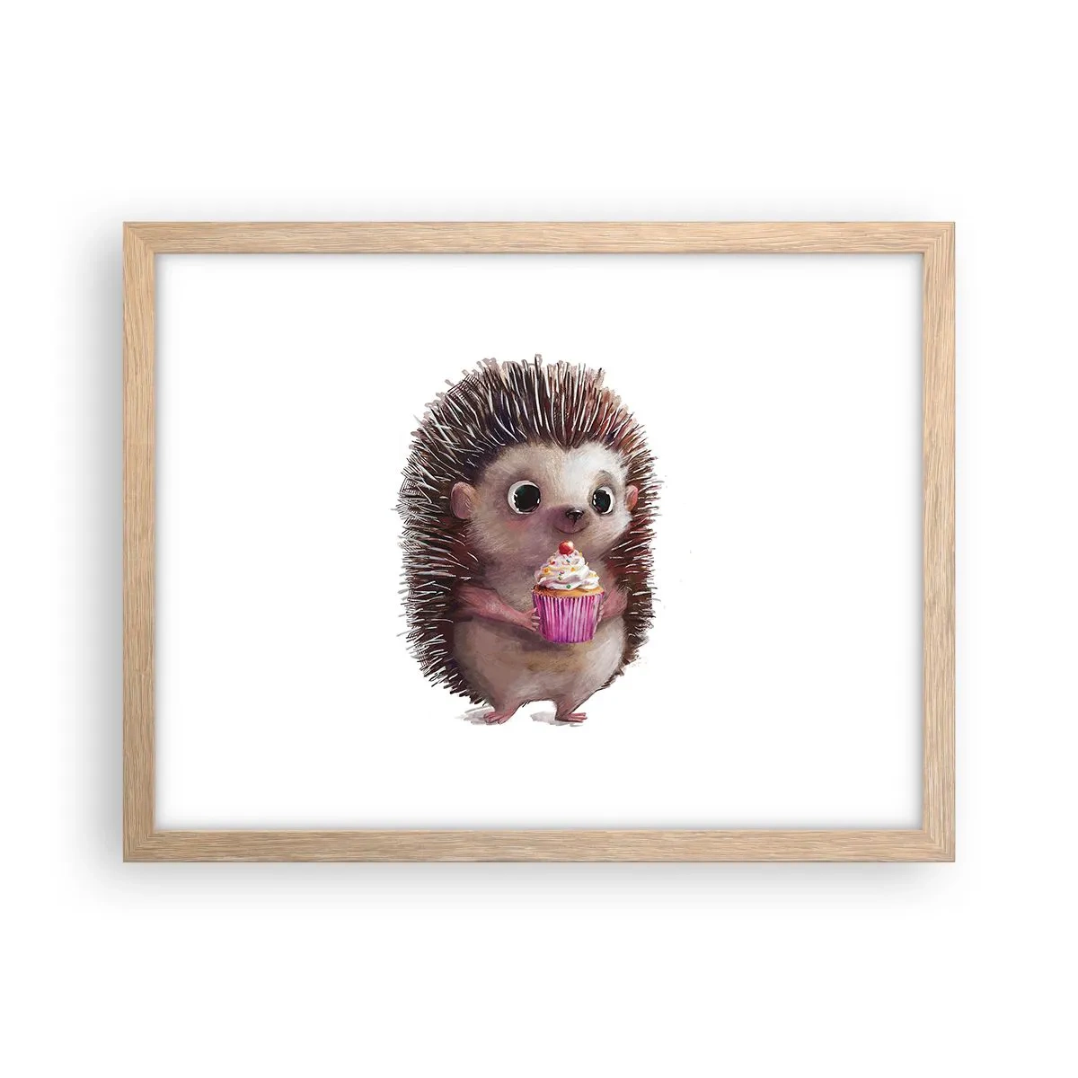 Poszter világos tölgy keretben - Ünnep van minden nap - 40x30 cm