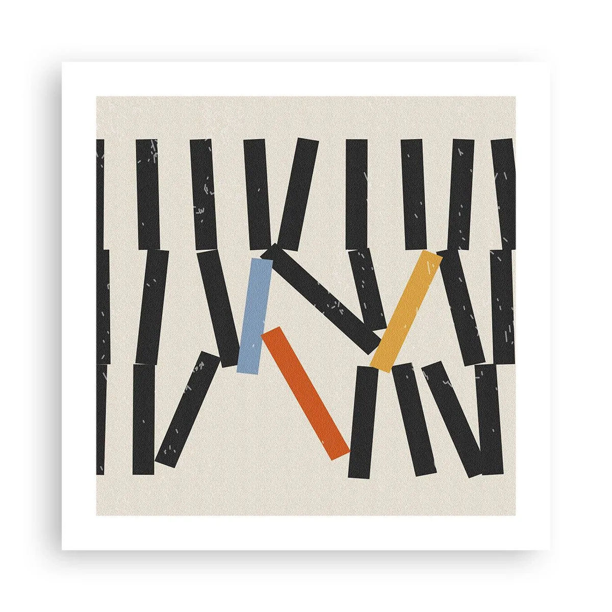 Poszter - Dominó - kompozíció - 50x50 cm