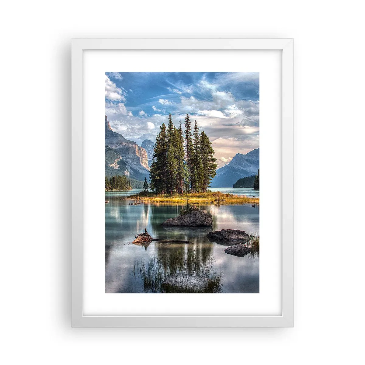 Poszter fekete keretben - A nagy és tiszta víz mellett... - 30x40 cm