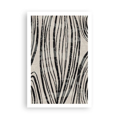 Poszter - Vonalak csobbanása - 61x91 cm