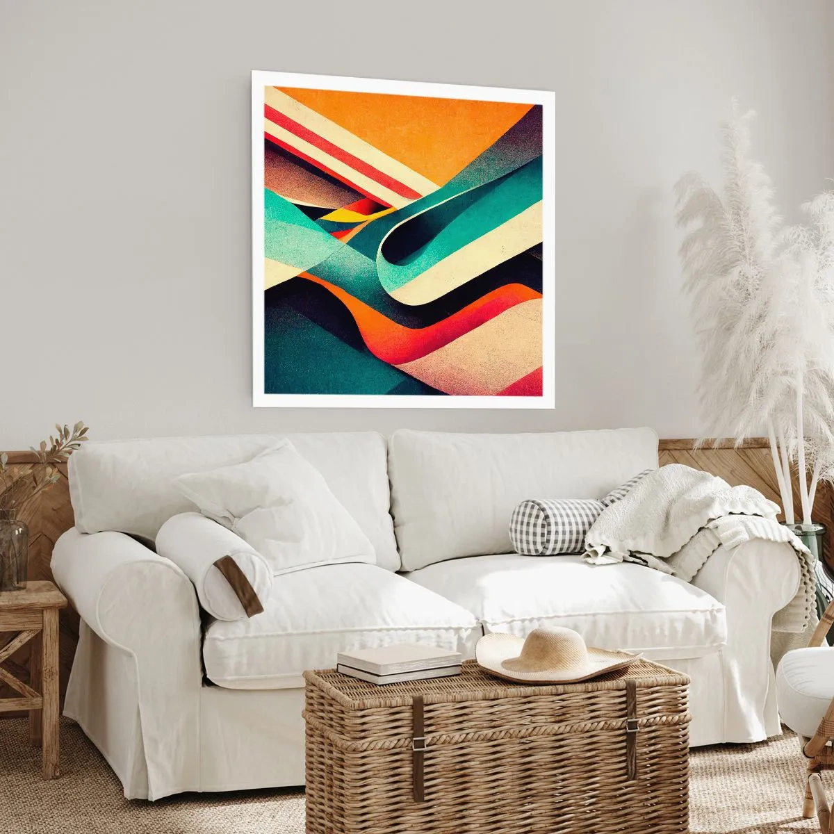 Poszter - Intenzív kompozíció - 40x40 cm