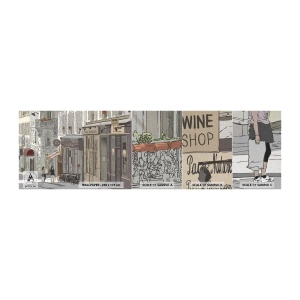 Fotótapéta Minta Premium Canvas - Városi örömök - Építészet, Város, Párizs - 100x30 cm