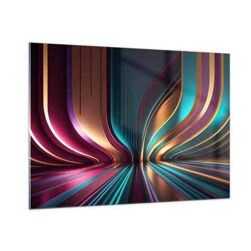 Üveg kép - A fény építészete - 100x70 cm