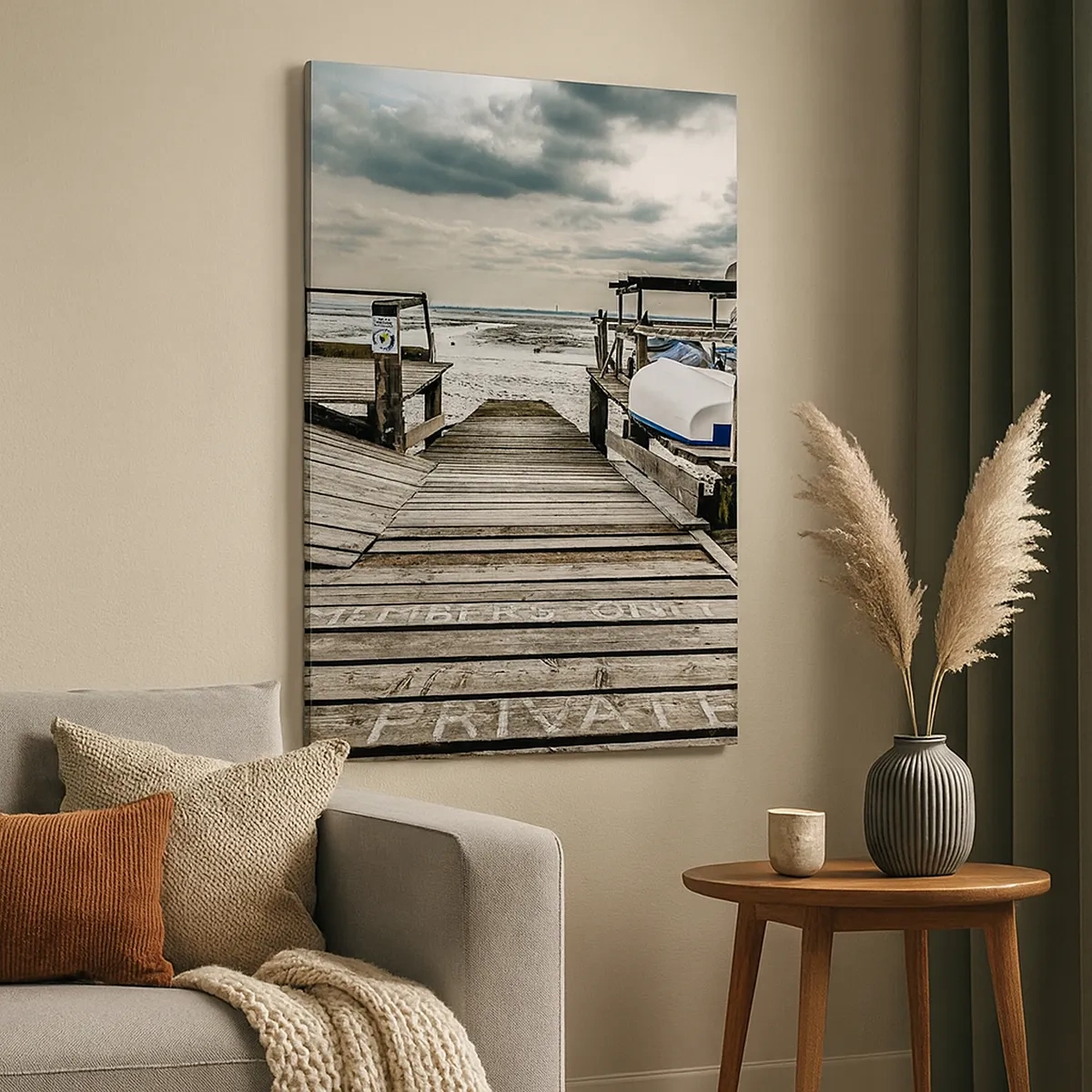 Vászonkép - Az északi part - 50x70 cm