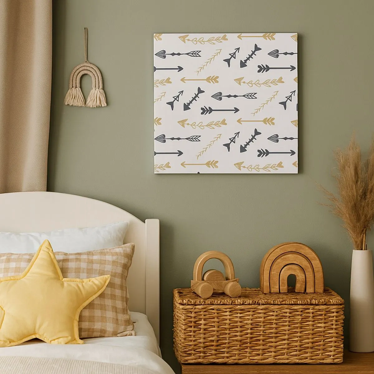 Vászonkép - Az íjász álma - 30x30 cm