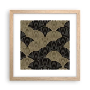 Poszter világos tölgy keretben - Egység a sokféleségben - 30x30 cm