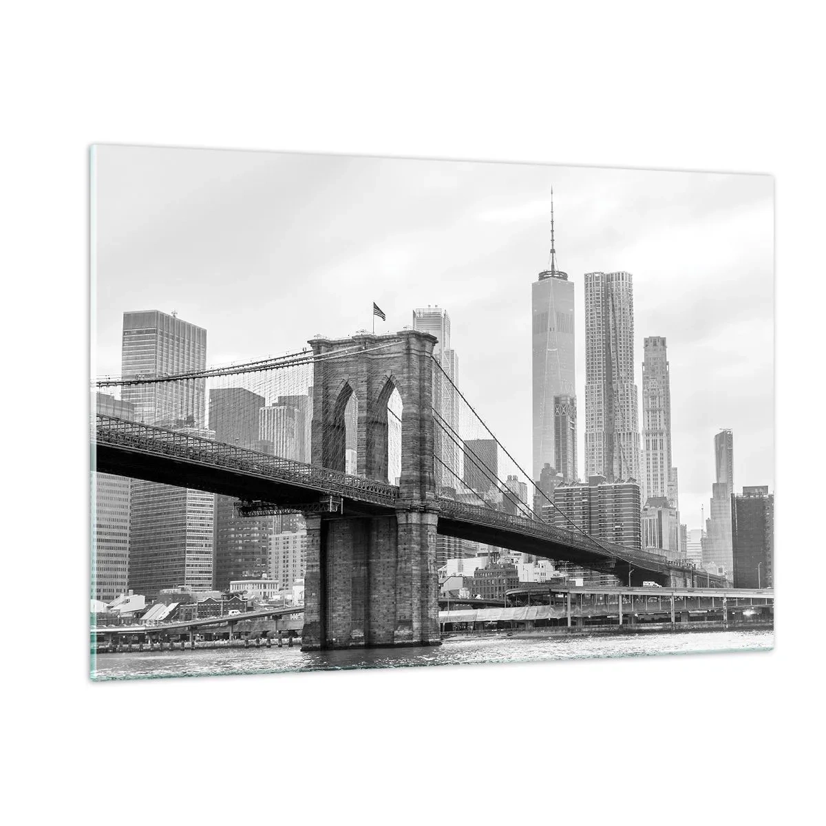 Üveg kép - New York-i hangulat - 120x80 cm