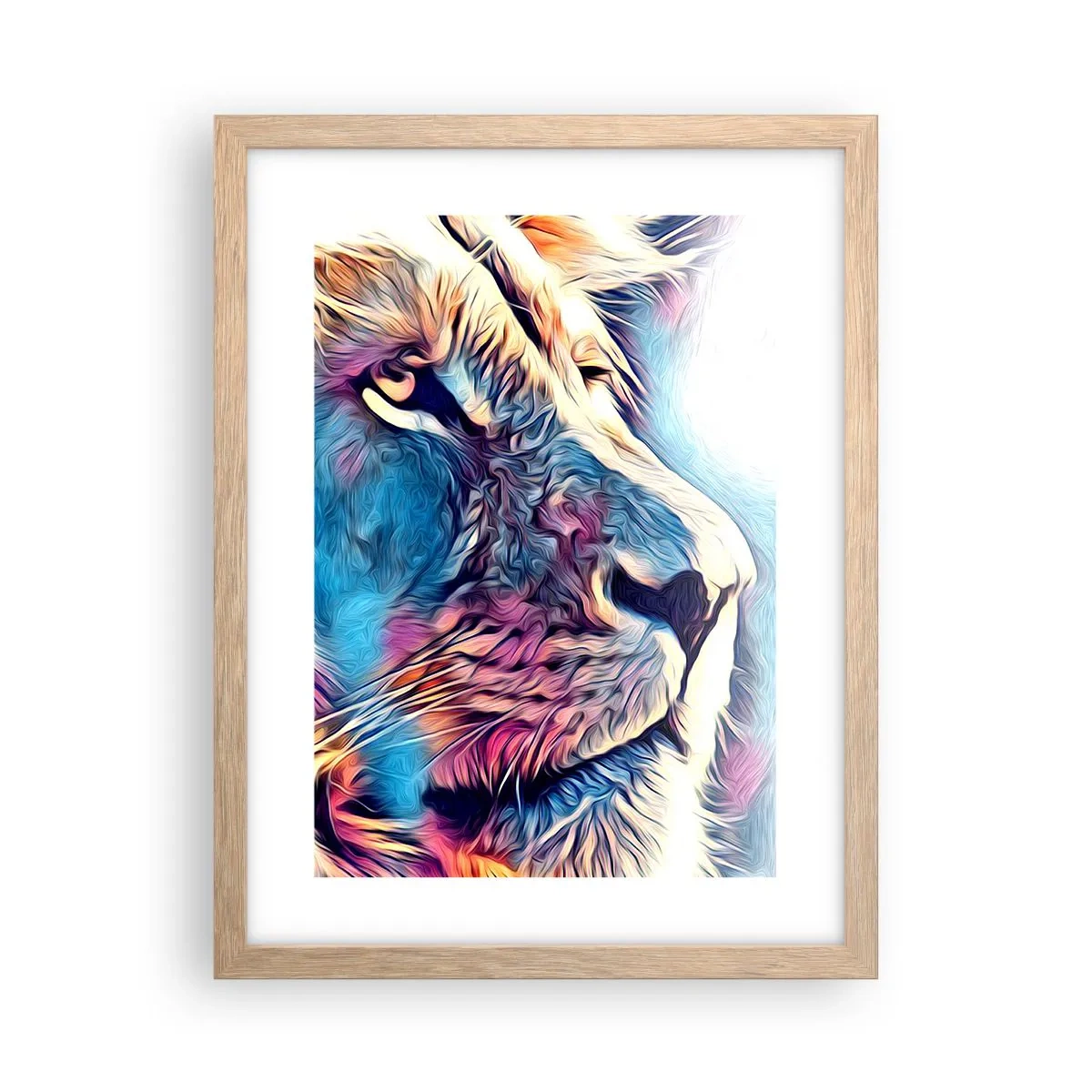 Poszter világos tölgy keretben - A természet bölcsessége - 30x40 cm