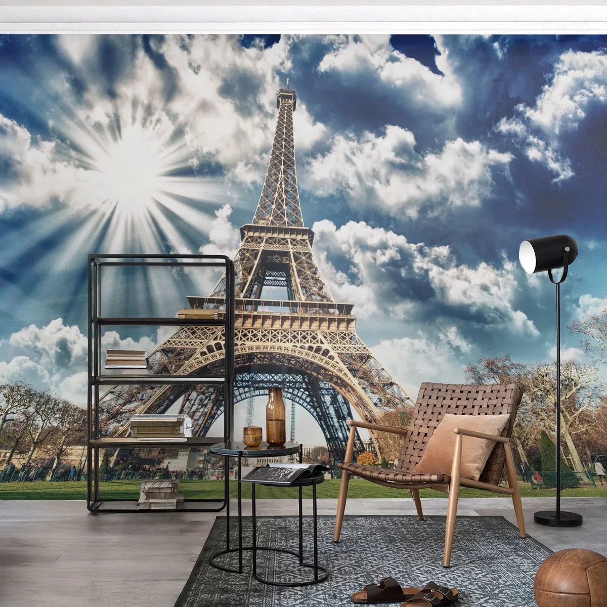 Fotótapéta Standard Eco - Az egyetlen ilyen a nap alatt - Eiffel-torony, Párizs, Építészet - 450x315 cm