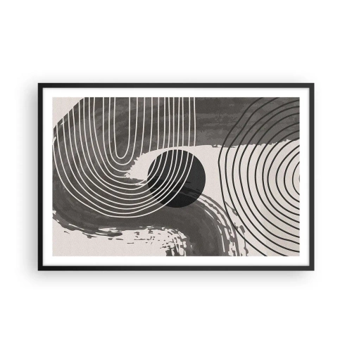 Poszter fehér keretben - Az ovális nyer - 91x61 cm