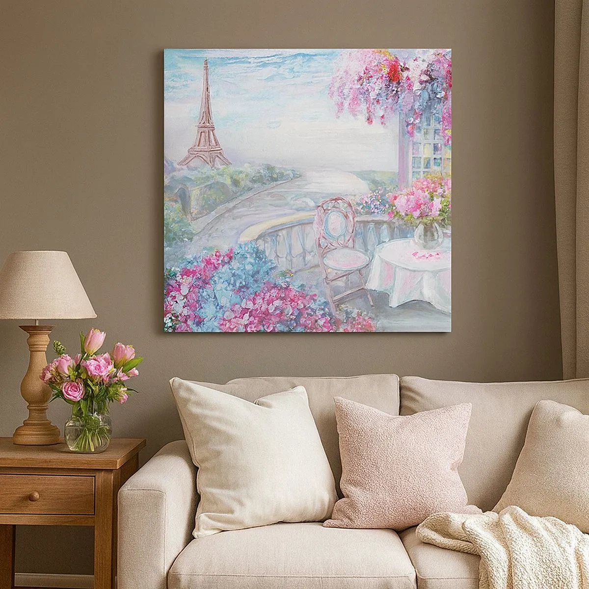 Vászonkép - Itt májusban a legszebb - 30x30 cm