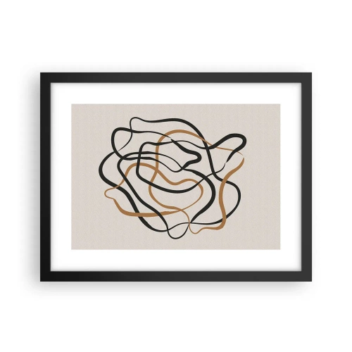 Poszter fehér keretben - Minden összezavarodott - 40x30 cm