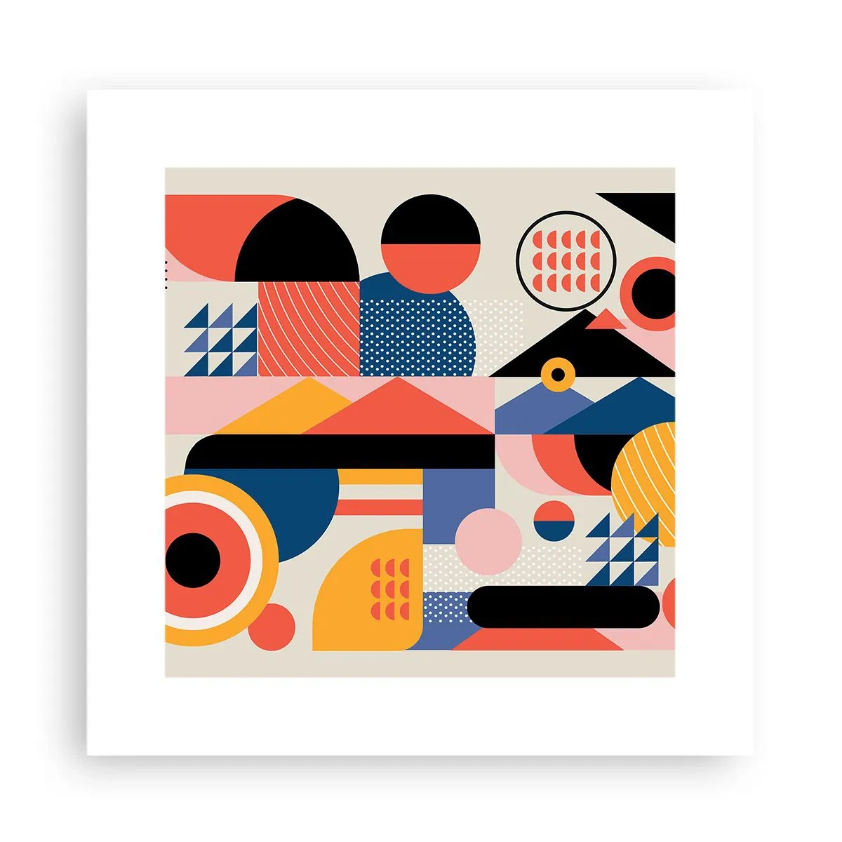 Poszter - Összetétel: játszadozzunk - 30x30 cm