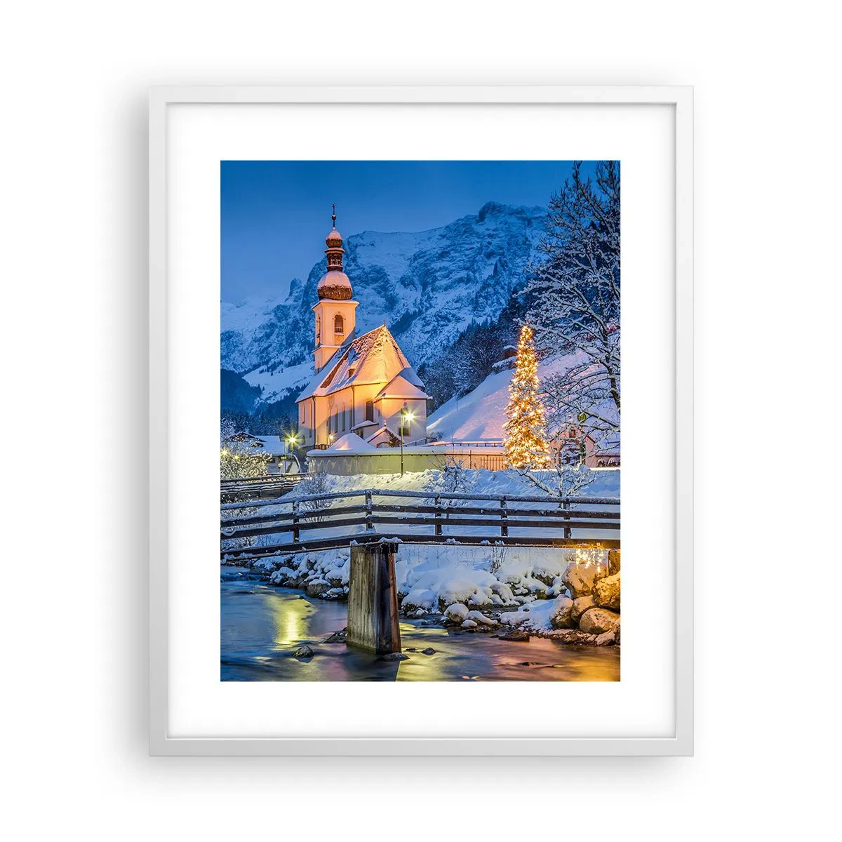 Poszter fekete keretben - Karácsonyi hangulat - 40x50 cm