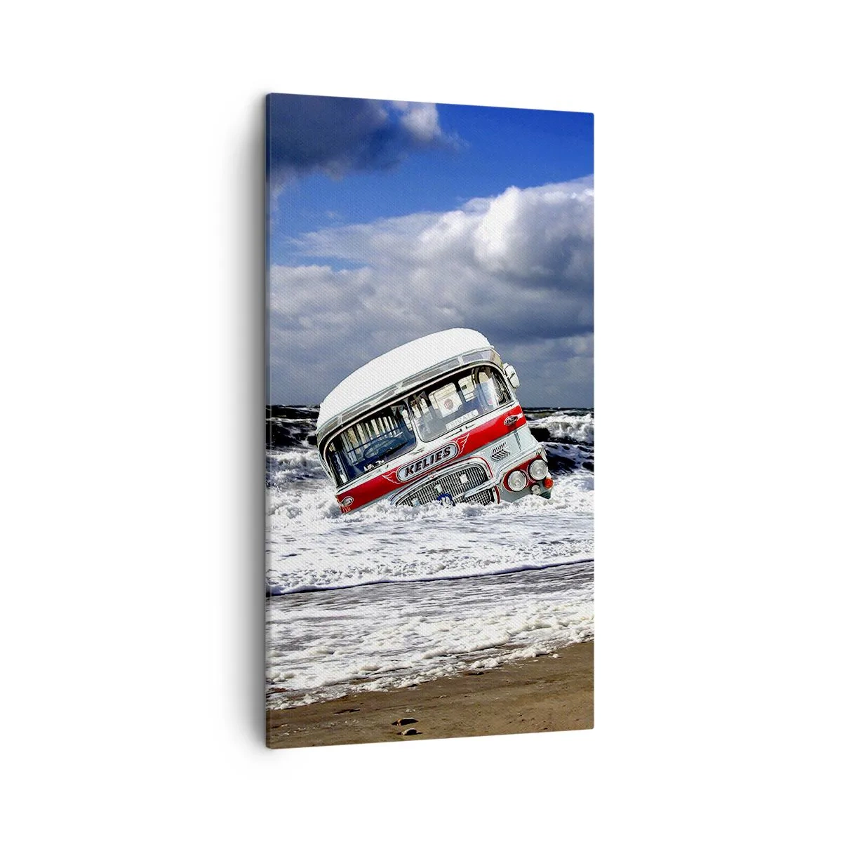 Vászonkép - Min csodálkozol? - 45x80 cm