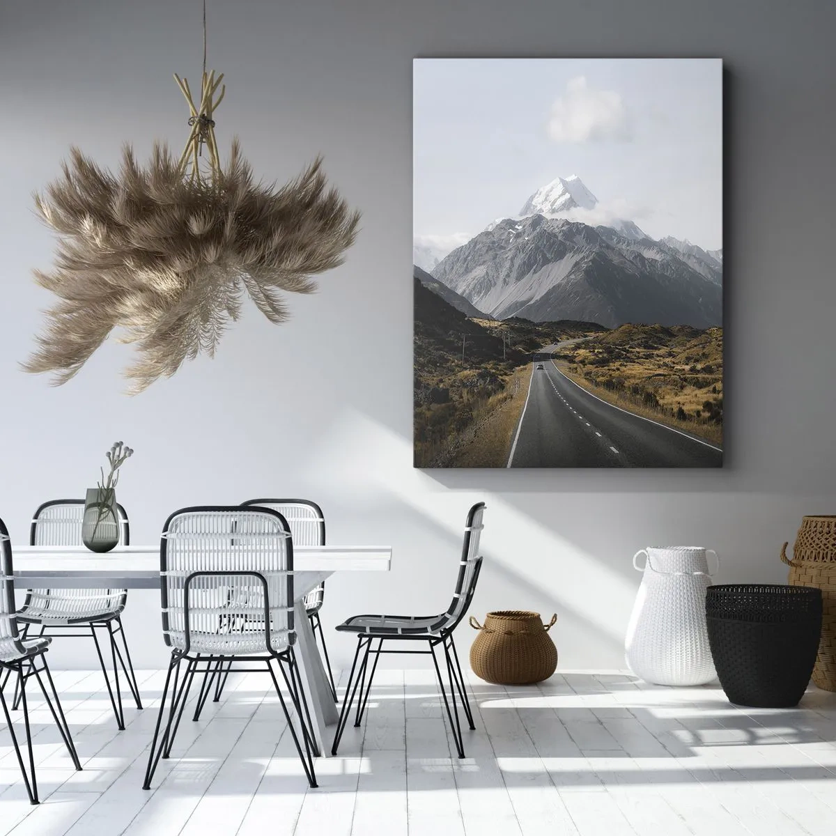 Vászonkép - Út a hegyek szívébe - 50x70 cm