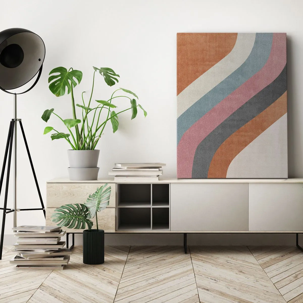 Vászonkép - Diagonális kompozíció - mozgás - 55x100 cm