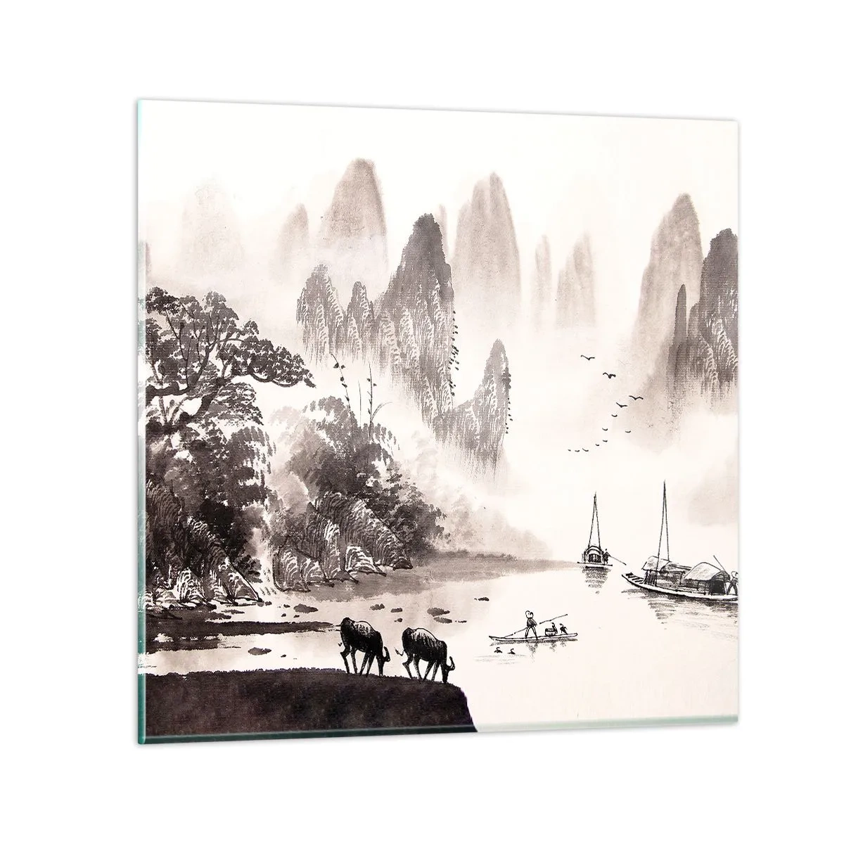 Üveg kép - Kelet egzotikus hétköznapjai - 60x60 cm